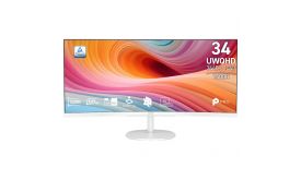 MSI Monitor Business PRO MP341CQW E12 Ívelt 34" QHD 3440x1440 120Hz VA White